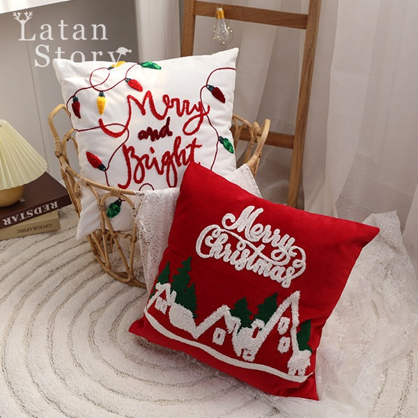 Christmas Decoration Scene Arrangement Ornament Creative Santa Claus Snowman Pillow Home Shop Decoration Gift Present