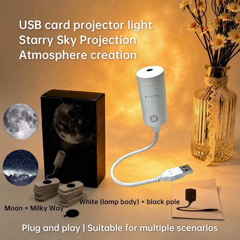 USB Star Projector – Plug & Play Galaxy Light for Bedroom & Living Room