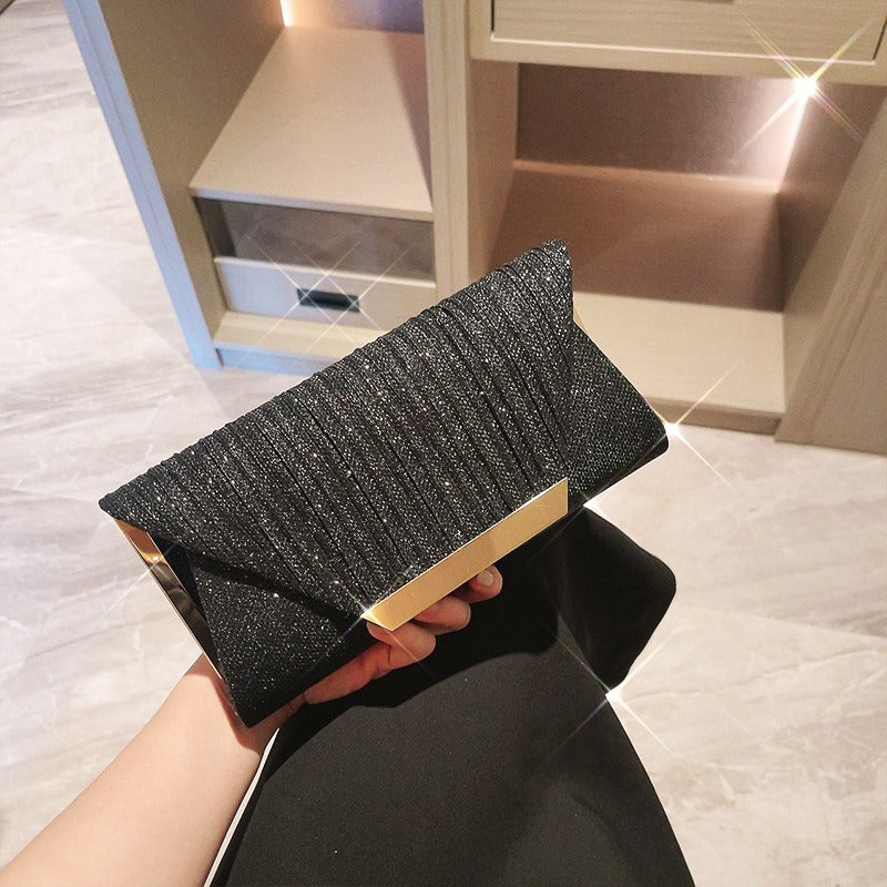 Luxe Evening Clutch Bag – Structured Handheld Bag for Dinner, Events & Nights Out