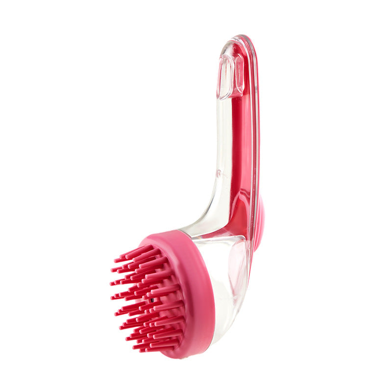 Long-Handle Shower & Scalp Massage Brush – Shampoo & Bath Brush with Soft Bristles