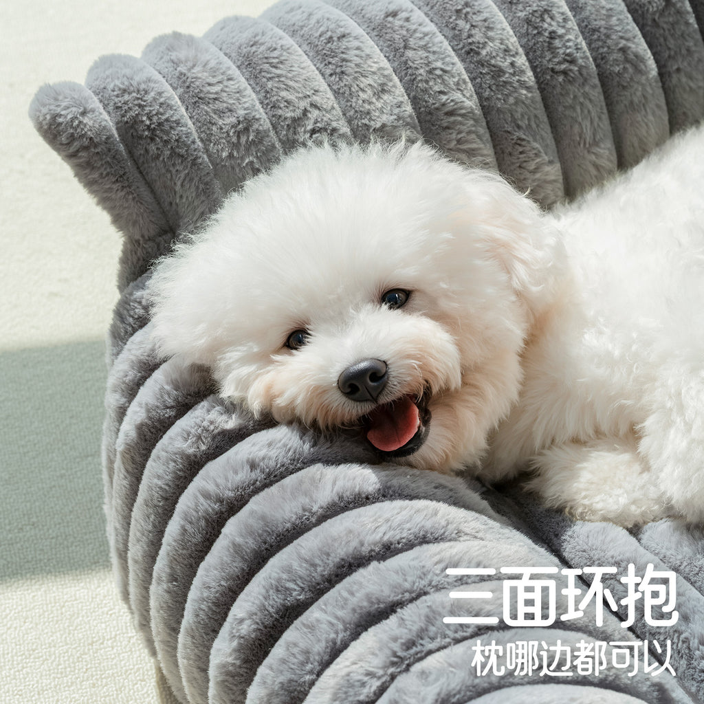 Pet Sofa Dog Bed with Washable Cover – Plush All-Season Dog & Cat Mattress