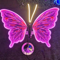 Automatic Fluttering Butterfly Lights - LED Fairy Decor with Realistic Wings for Weddings and Parties