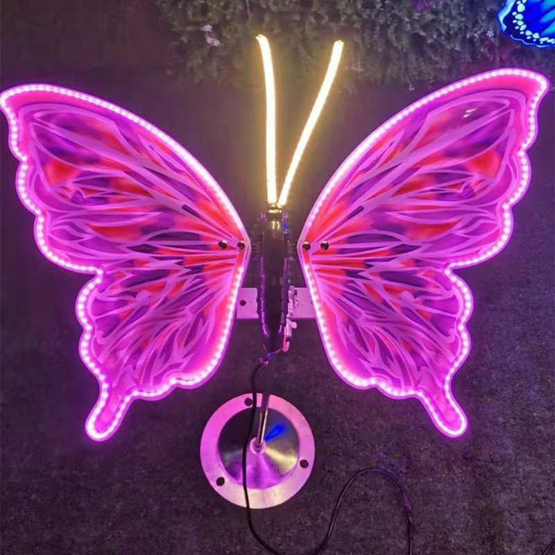 Automatic Fluttering Butterfly Lights - LED Fairy Decor with Realistic Wings for Weddings and Parties