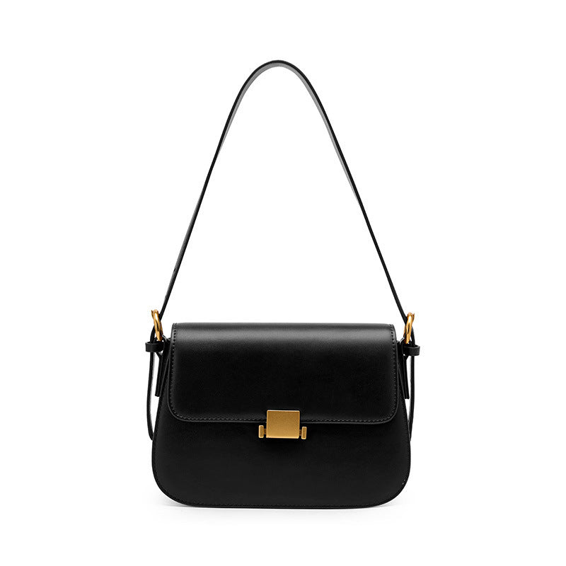 Tofu Crossbody Bag – Genuine Leather Shoulder Bag