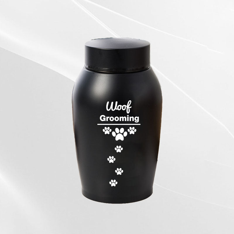 Stainless Steel Pet Memorial Urn - Portable Moisture-Proof Ash Keepsake for Small Pets