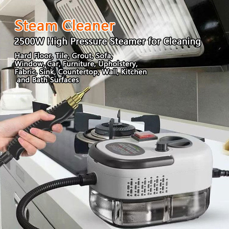 Portable Steam Cleaner - 1500W High-Pressure Steamer for Kitchen, Home & Appliances