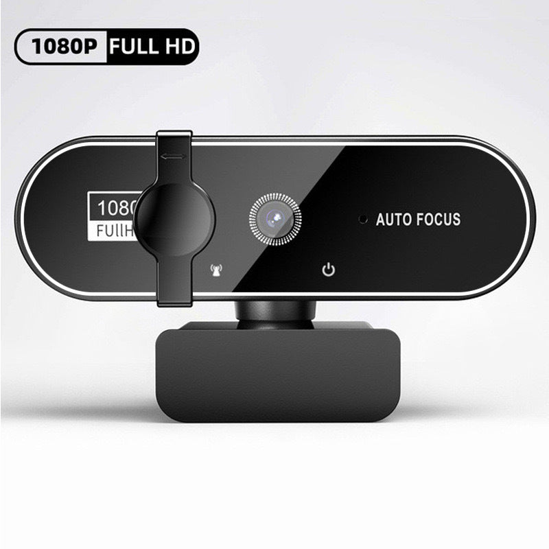 Mini USB Webcam with Microphone - Auto Focus HD Camera for PC and Laptop, 1080P, 2K and 4K, 30fps