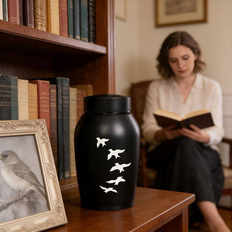 Stainless Steel Pet Memorial Urn - Portable Moisture-Proof Ash Keepsake for Small Pets