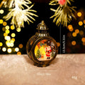 Christmas Decorative Candle Lanterns, Santa Claus Snowman Retro Window Light Display OrnamentChristmas Gift