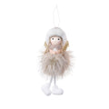 Christmas Angel Plush Hat Girl Doll Tree Ornament Holiday Decoration Party Decor