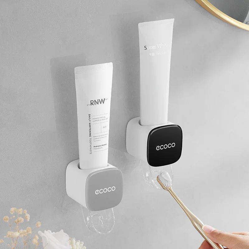 Wall-Mounted Automatic Toothpaste Dispenser – Dust-Proof Bathroom Accessory