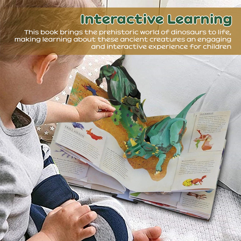 3D Encyclopedia Prehistorica Dinosaurs - Interactive Pop-Up Book for Kids