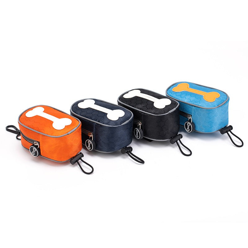 Dog Poop Bag Dispenser – Compact Pet Waste Bag Holder for Walks
