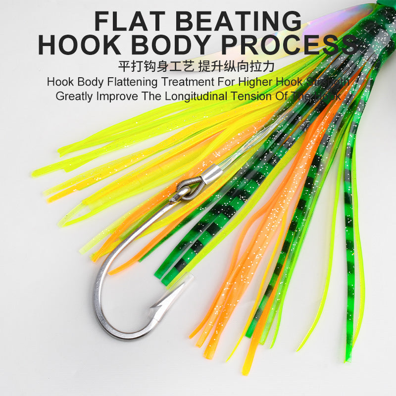 Squid Trolling Lure 225mm 77g - Deep Sea Boat Fishing Jig for Tuna & Pelagic Species