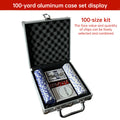 500 PCS Poker Chip Set – Texas Hold'em Casino Kit with Aluminium Briefcase, Dice, Cards & Dealer Button