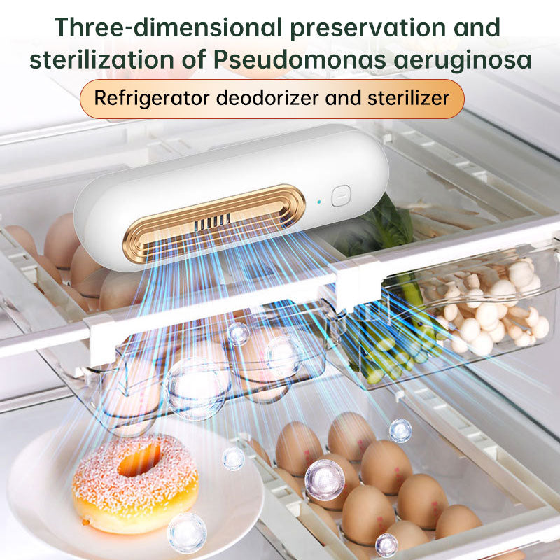 Rechargeable Fridge Deodorizer – Odor Eliminator for Fridge, Freezer & Food Storage