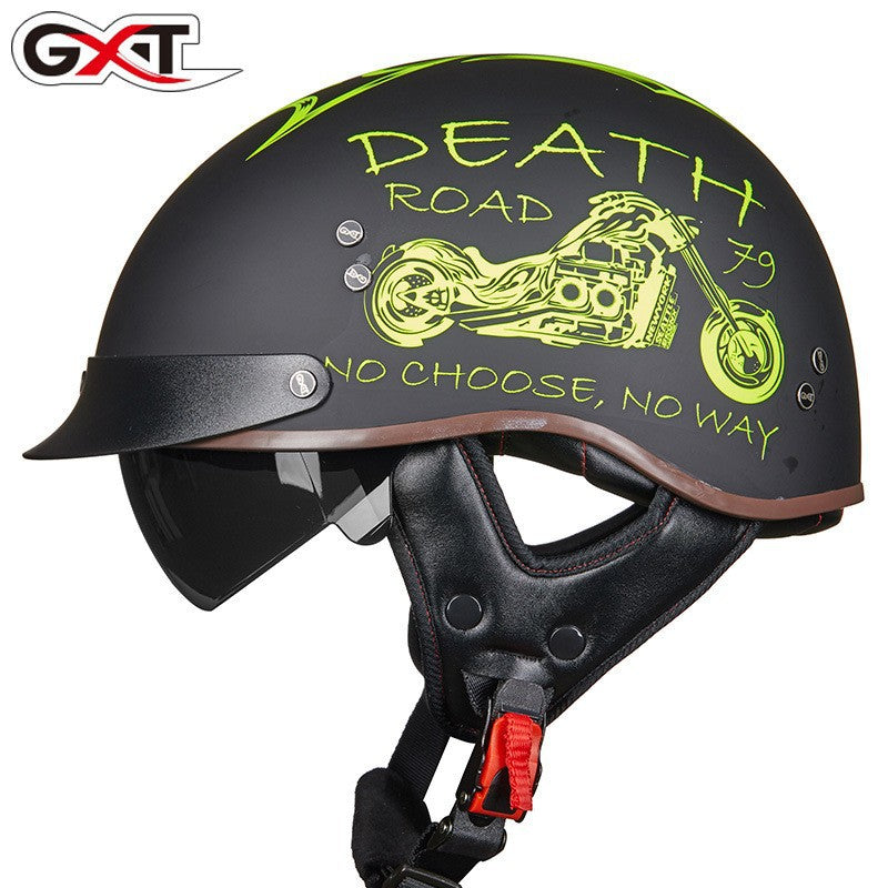 GXT Motorcycle Helmet - Full Face Graphic Design Helmet, ABS Shell, Sizes M-XXL