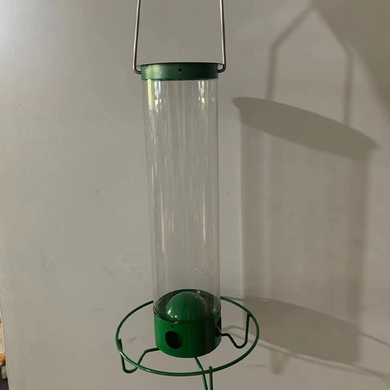 Squirrel-Proof Spinning Bird Feeder - Weight-Activated Hanging Seed Dispenser