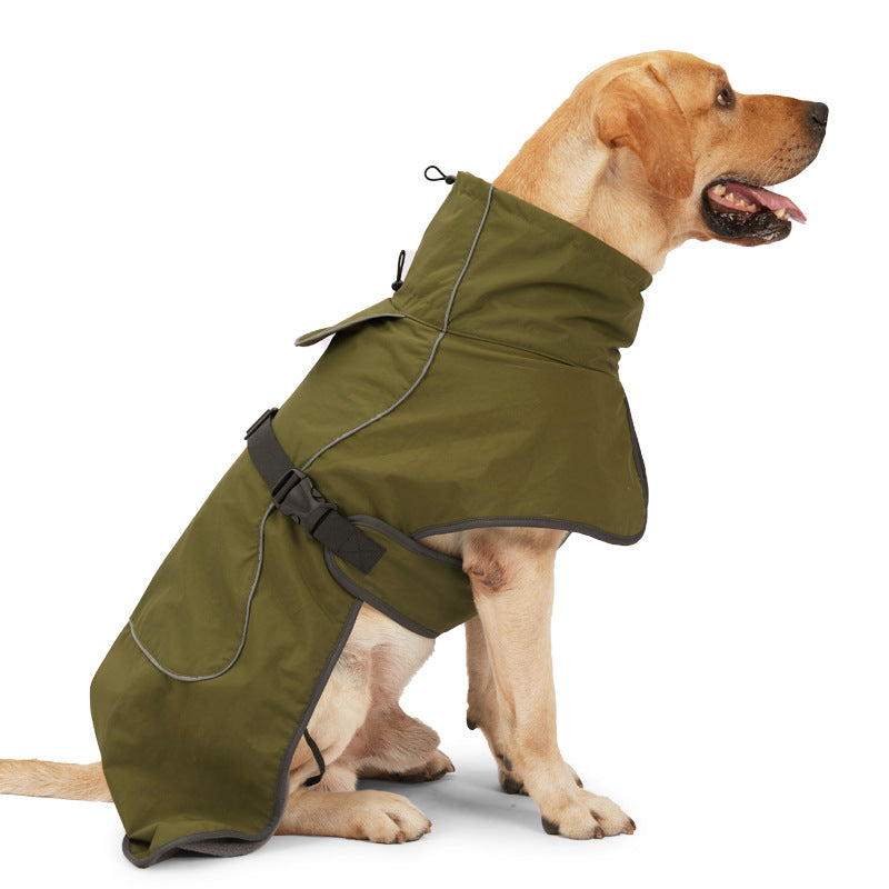 Waterproof Dog Jacket with Fleece Lining – Reflective Winter Coat (XS-XXL)