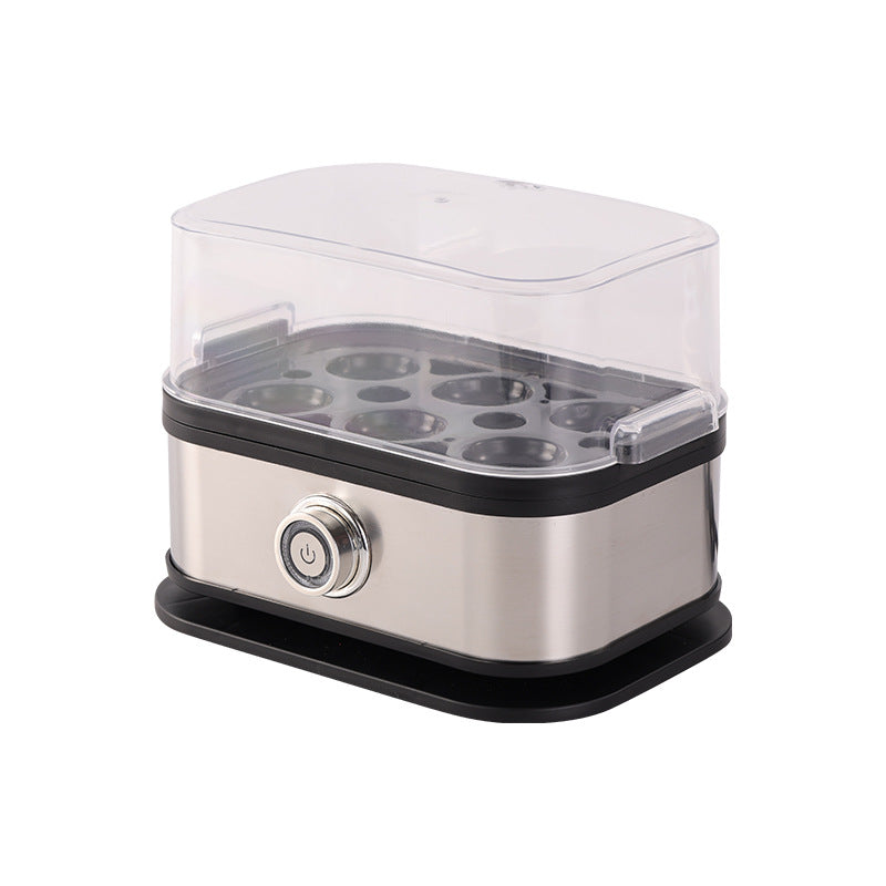 Smart Egg Cooker | 6-Egg Stainless Steel Rapid Boiler with Auto Shut-Off