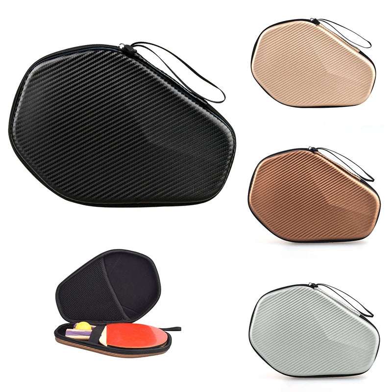 Table Tennis Racket Bag – Waterproof EVA Paddle Case with Zip & Handle