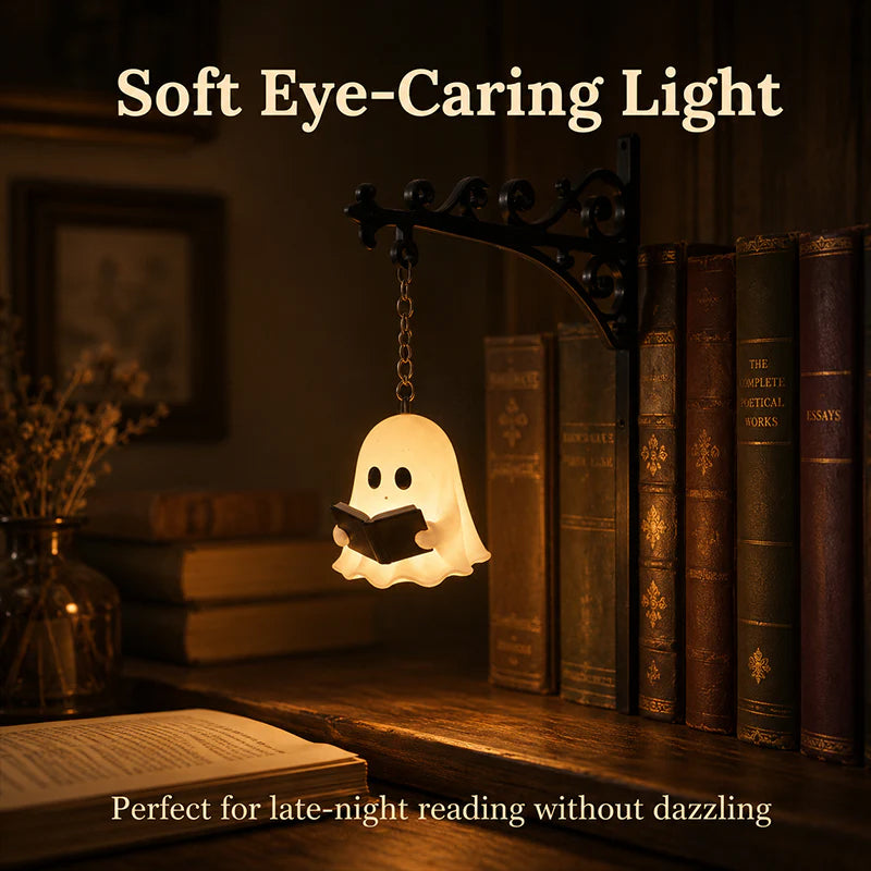 Vintage Library LED Lantern – Warm Glow Bookshelf & Reading Lamp