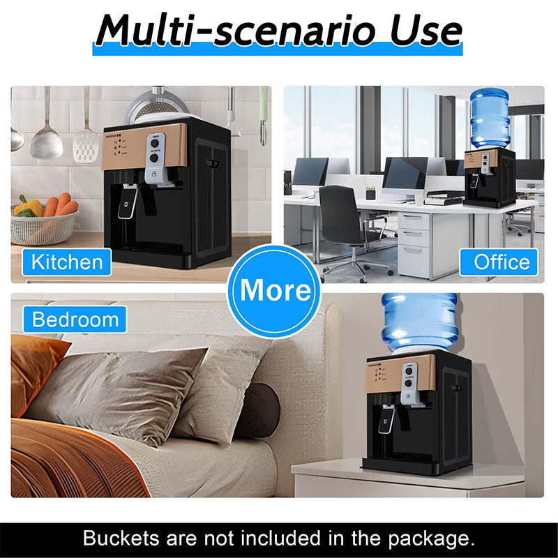 Electric Countertop Water Dispenser - Hot & Cold, 8°C to 95°C, Food-Grade Stainless Steel for Home & Office