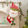 Christmas Stocking Hanging Decoration - Festive Tree & Mantelpiece Ornament in 8 Designs