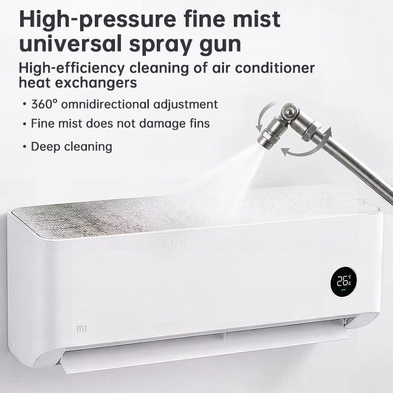 Stainless Steel Pressure Washer Extension Wand with 360 Rotating Nozzle - Fits Standard High Pressure Washers