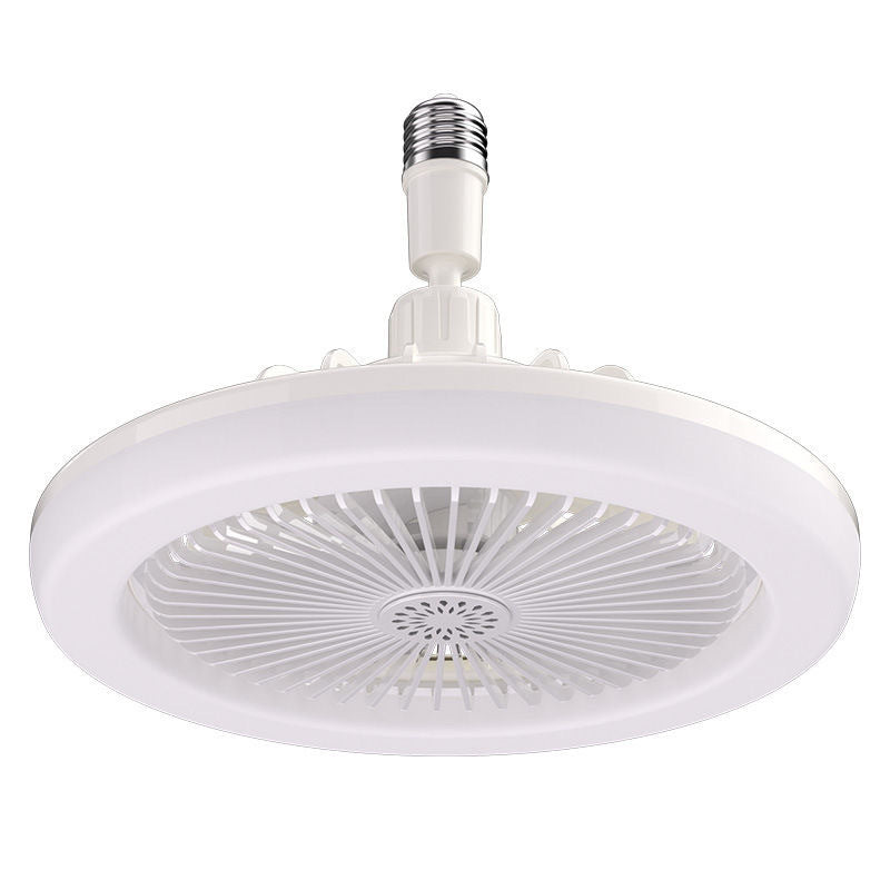 2-in-1 LED Fan Light Bulb with Remote Control - Dimmable Ceiling Fan for Bedroom & Living Room, 3 Colours
