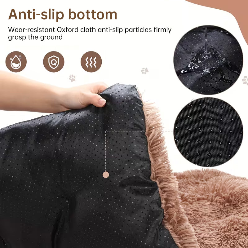 Self-Heating Pet Thermal Mat | Washable Non-Slip Bed Pad for Dogs & Cats