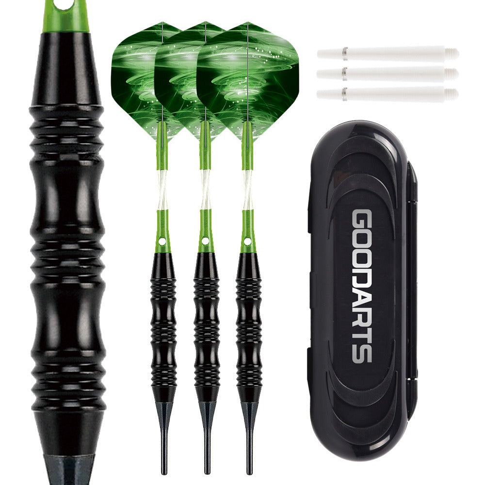 Soft Tip Darts Set – 3-Piece Knight Series with Aluminium & Iron Barrel
