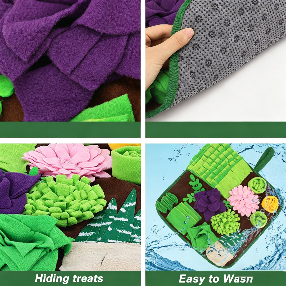Pet Snuffle Mat – Slow Feeder & Interactive Enrichment Pad for Dogs & Cats