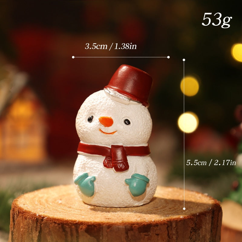 Christmas Resin Animal Figurine Ornament - Cute Festive Character Decoration in 7 Designs