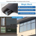 One-Way Window Privacy Film - Static Cling UV Blocking Heat Control Window Tint