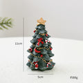 Resin Mini Christmas Tree Desktop Ornament - Small Festive Decoration & Christmas Gift (S/M/L)