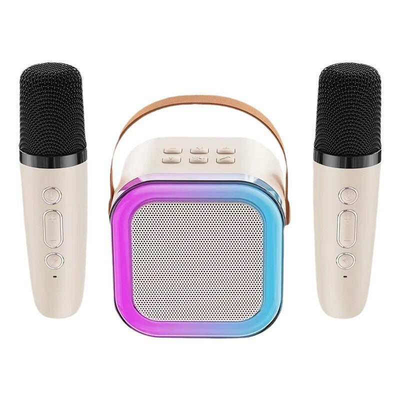 Bluetooth Karaoke Microphone Speaker – Portable All-in-One Home KTV