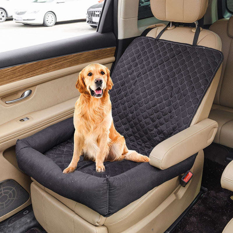 Waterproof Pet Car Seat Cover and Nest - Anti-Dirt Nylon Mat for Small and Medium Dogs and Cats