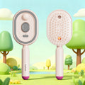 Ionic Steam Hair Brush - Electric Mist Straightening Comb for Smooth, Shiny Hair