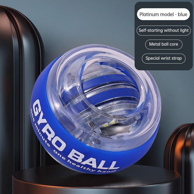 Gyro Ball Wrist Exerciser with LED – Auto-Start Power Ball with RPM Counter