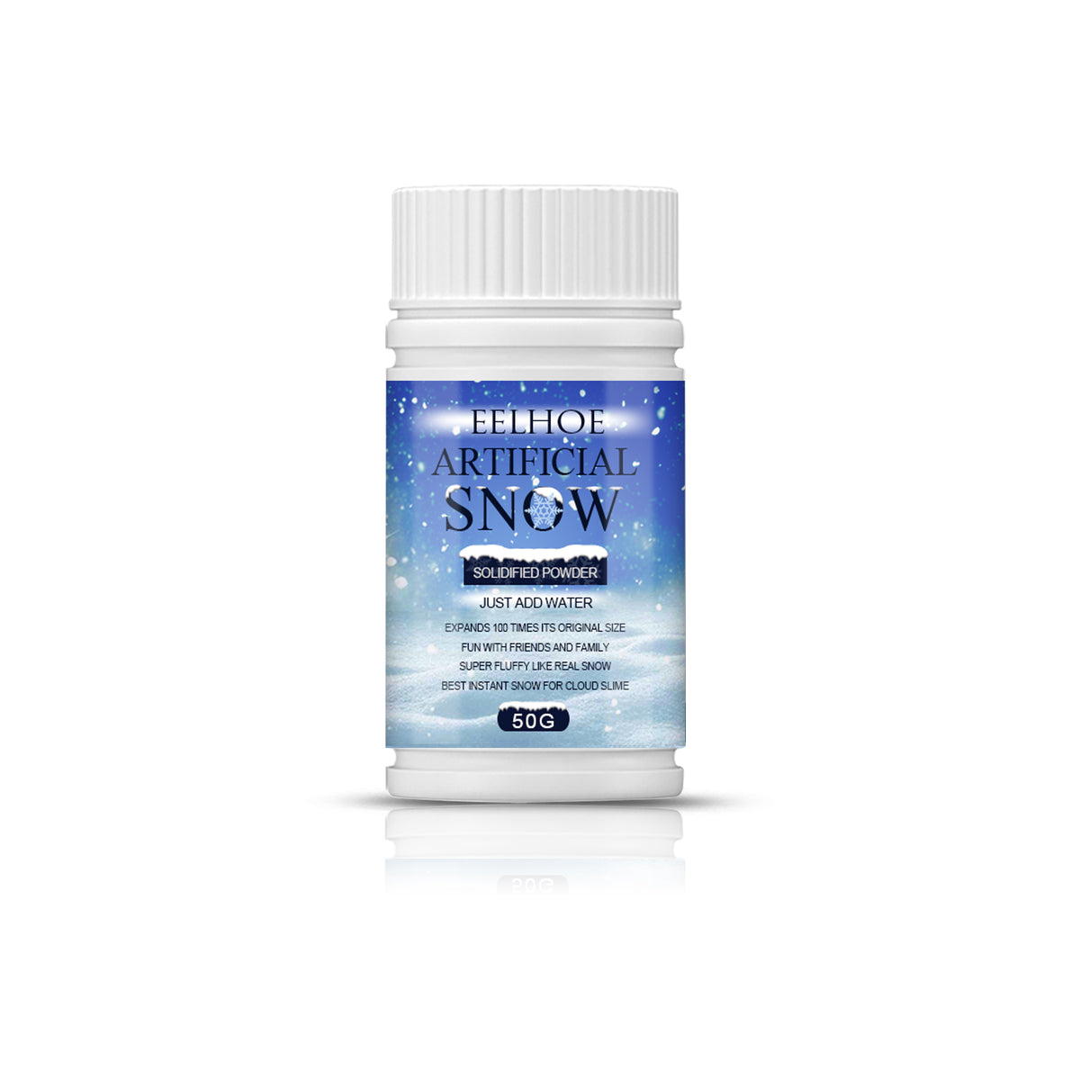 Artificial Snow Powder - Fake Snowflakes for Christmas Window Displays, Indoor Scenes & Magic Tricks