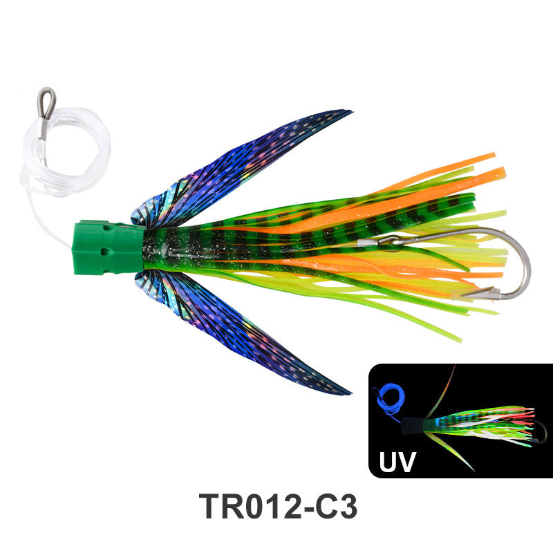 Squid Trolling Lure 225mm 77g - Deep Sea Boat Fishing Jig for Tuna & Pelagic Species