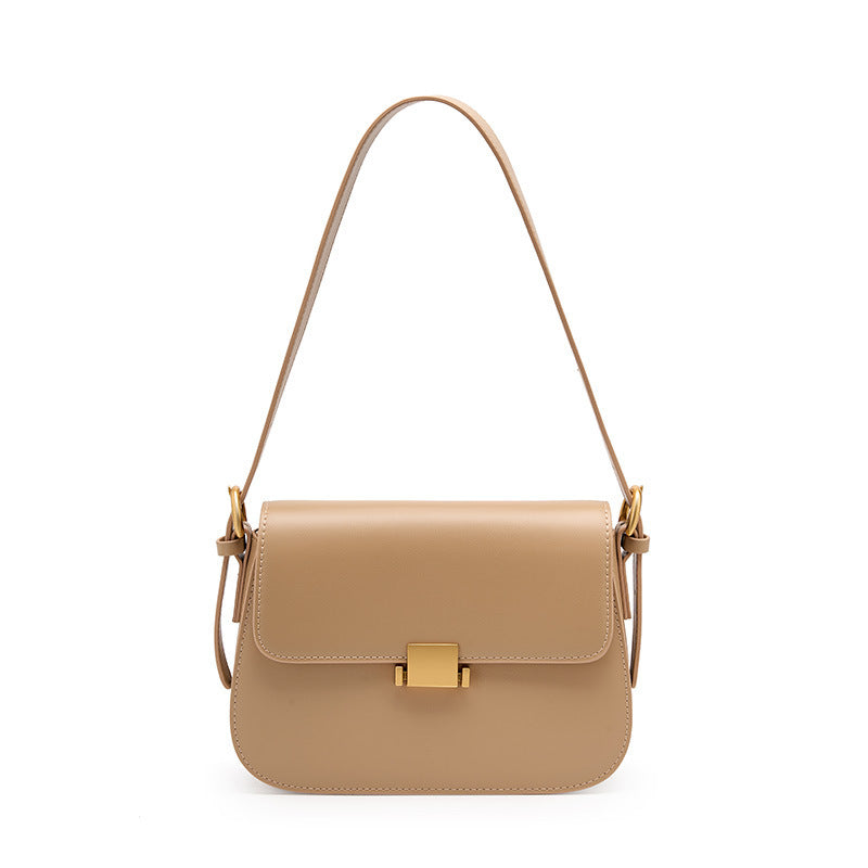 Tofu Crossbody Bag – Genuine Leather Shoulder Bag