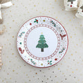Christmas Decoration Party Theme Tableware Set Disposable Paper Plate Christmas Supplies Christmas Tree Plate