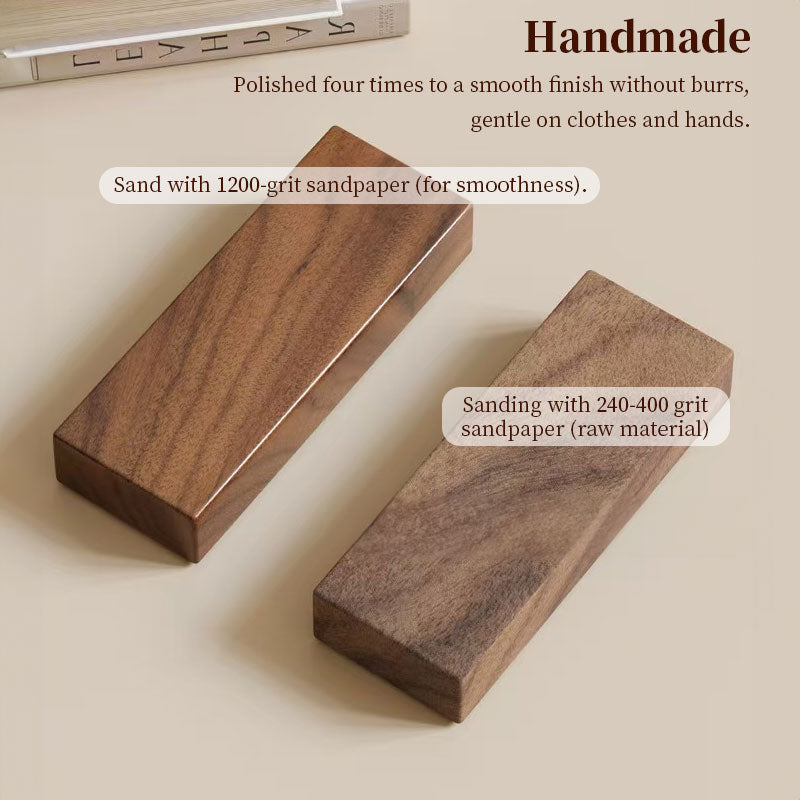 Solid Beech Wood Piano Key Wall Hook Rack - No Drill or Screw Mount, Entryway Coat and Bag Organiser