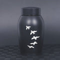 Stainless Steel Pet Memorial Urn - Portable Moisture-Proof Ash Keepsake for Small Pets
