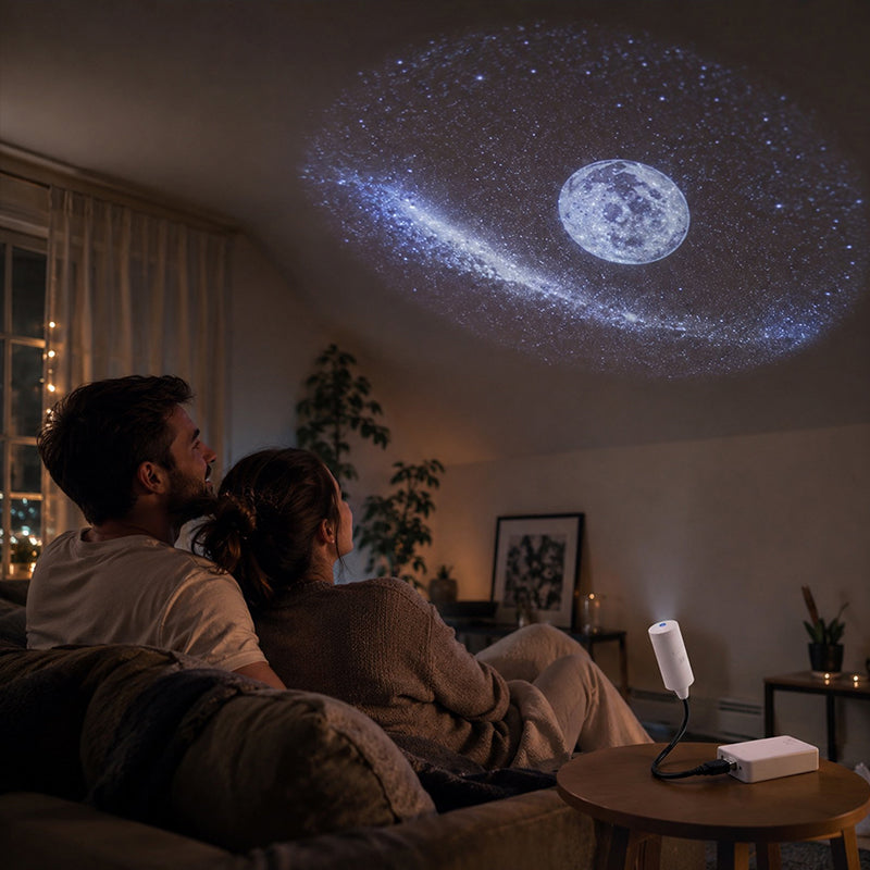USB Star Projector – Plug & Play Galaxy Light for Bedroom & Living Room