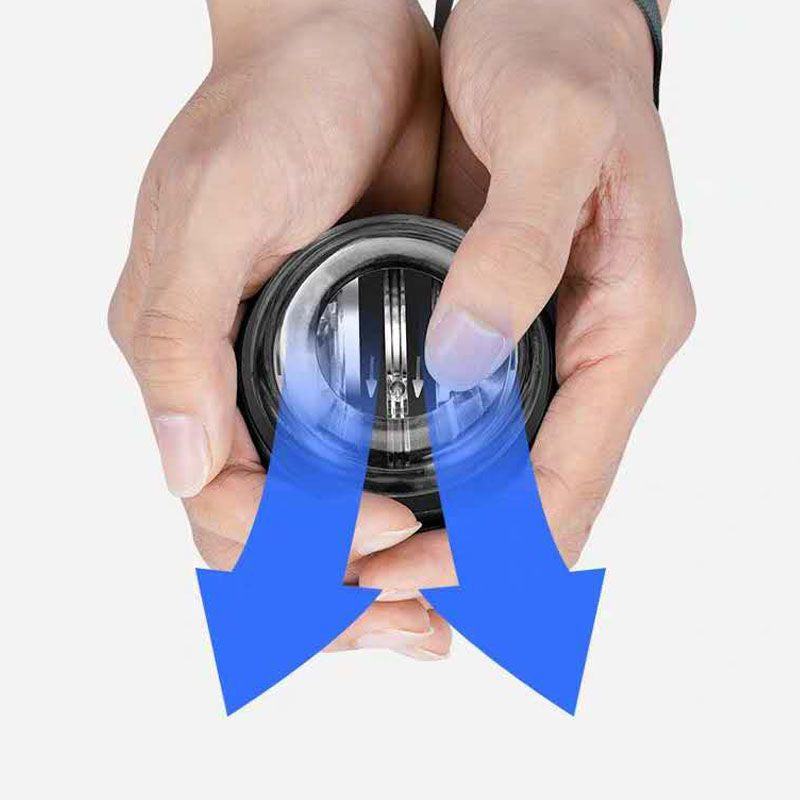 Gyro Ball Wrist Exerciser with LED – Auto-Start Power Ball with RPM Counter
