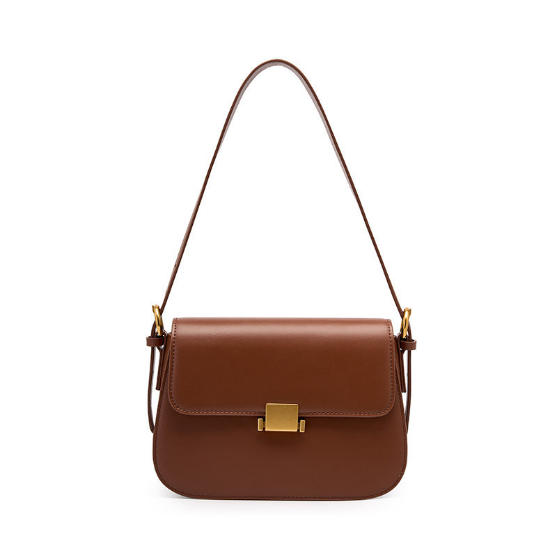 Tofu Crossbody Bag – Genuine Leather Shoulder Bag