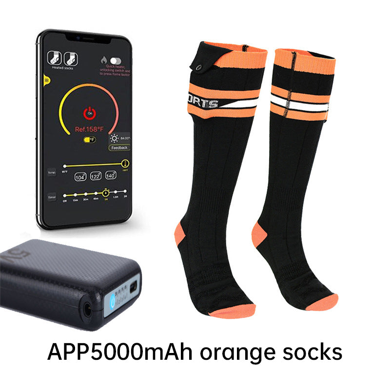 Heated Socks with APP Remote Control – 3 Heat Settings, Rechargeable Winter Thermal Socks